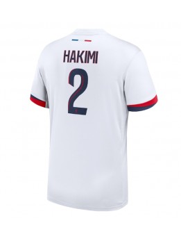 Moški Nogometna dresi replika Paris Saint-Germain Achraf Hakimi #2 Gostujoči 2024-25 Kratek rokav